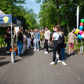 Zväčšiť fotografiu - Na koncovom úseku cyklomagistrály je rušno, pozrite si video z oficiálneho otvorenia - TSK_otvorenie cyk PB-ŽSK_mini (38 of 118)